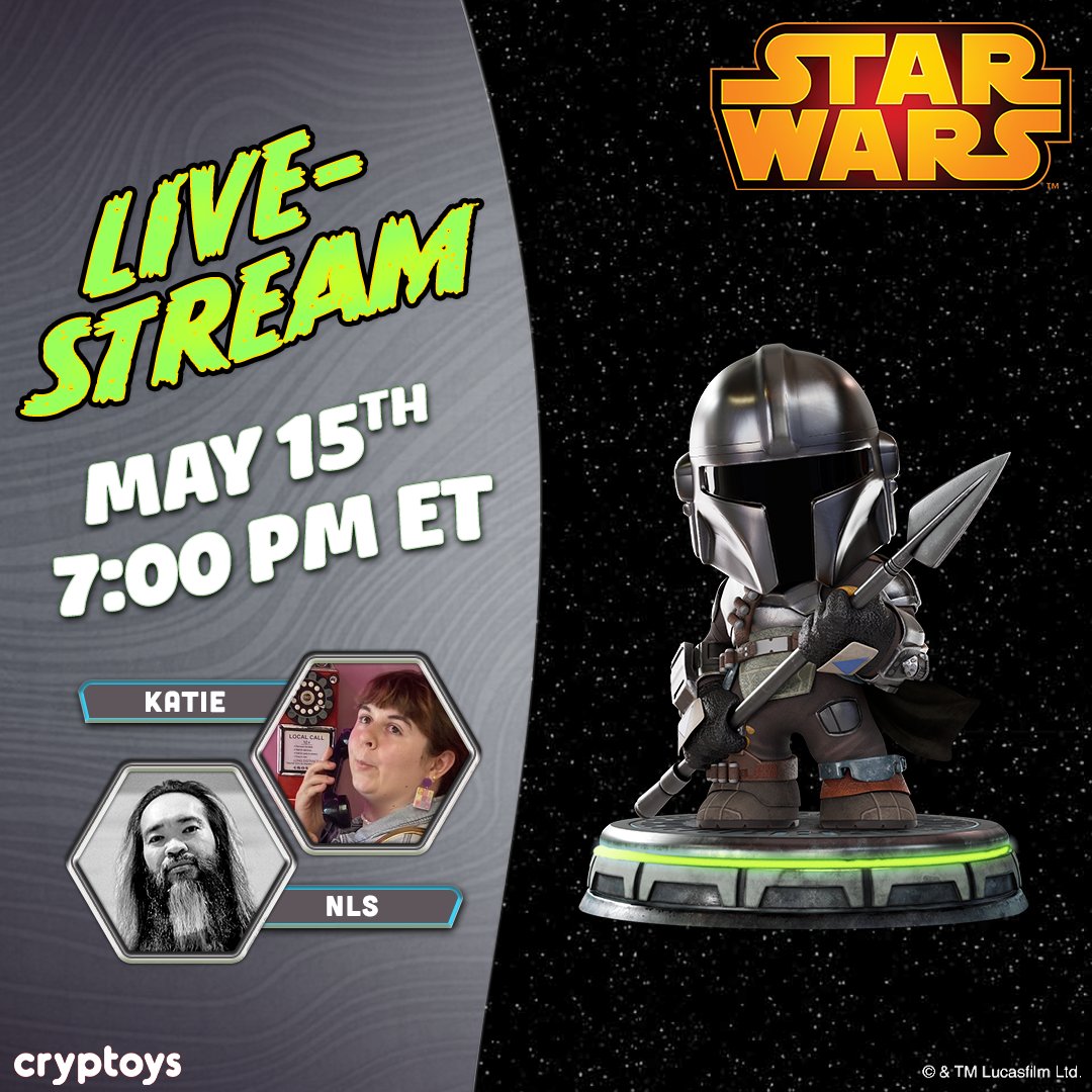 On Wednesday May 15th, join our Livestream for an exclusive deep dive into our latest drop, Star Wars Volume III! 🌌 Meet the talented art team, explore the intricate production process. Set your reminders! youtube.com/watch?v=wKbMoF… #StarWars #Mandalorian #Livestream