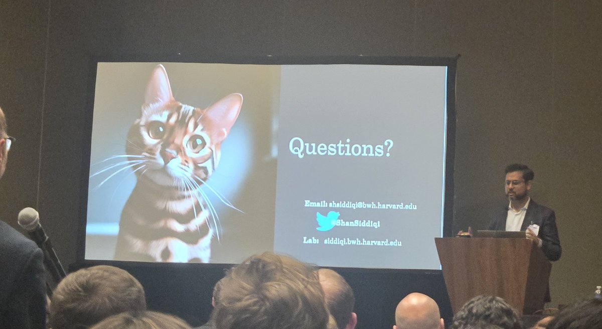 Great symposium on improving TMS treatment w/neuroimaging informed refinement. Awesome talks from <a href="/DrJenniStevens/">Jennifer Stevens</a> <a href="/SanneRooij/">Sanne van Rooij, PhD</a> &amp; Joseph Taylor, but my mid-afternoon mid-conference energy slump really appreciated the jokes delivered by <a href="/shansiddiqi/">Shan Siddiqi @shansiddiqi.bsky.social</a> in his talk #sobp2024