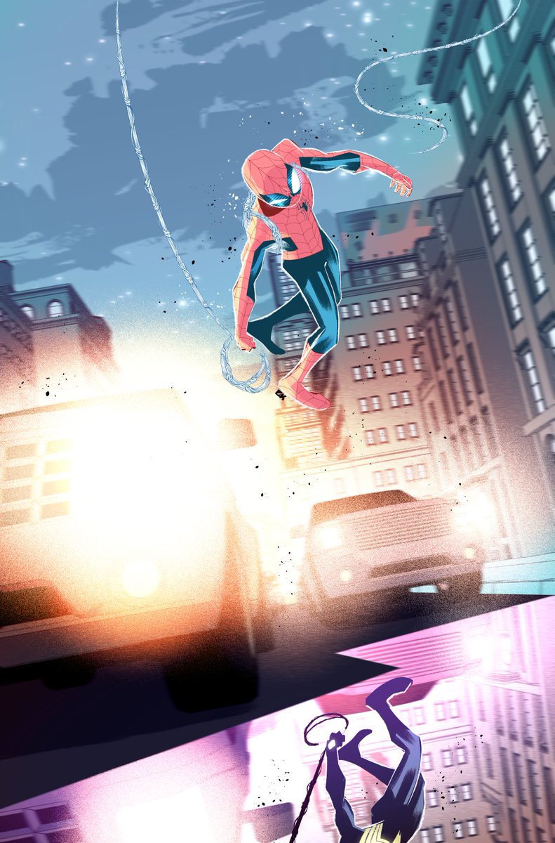 Swinging. #SpiderMan