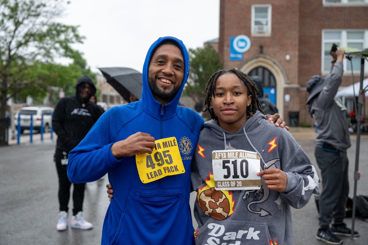 Joined our Belair-Edison students this morning for the 16th Annual Ayfa Mile Run. Despite the rain, these students still pushed through determined to reach the finish line. What better way to get our day started and to get our students energized for the school day.