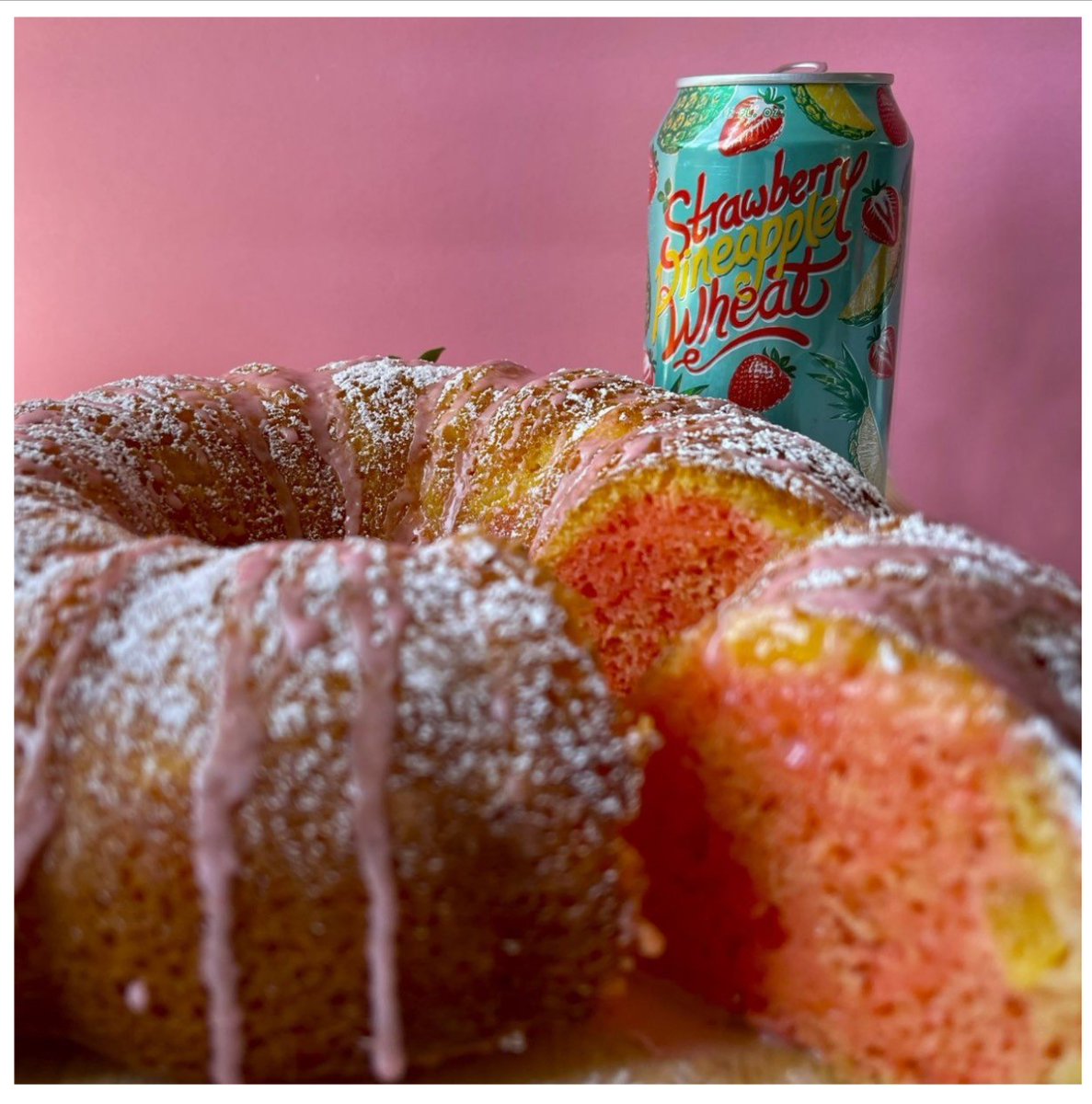Wow your mom this Mother’s Day AND get yourself some great beer at the same time! This delicious bundt cake made with @GLBC_Cleveland Strawberry Pineapple Wheat will score you some major brownie (err cake) points! 🍰 Check out the recipe here 👇 bit.ly/3xWFvy4