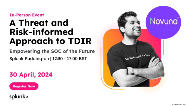 Join us and hear how Novuna, one of the UK’s leading finance providers adopted #Splunk as its #SIEM and consolidated its Information Security management into one platform. #cybersecurity bit.ly/44EP8xl