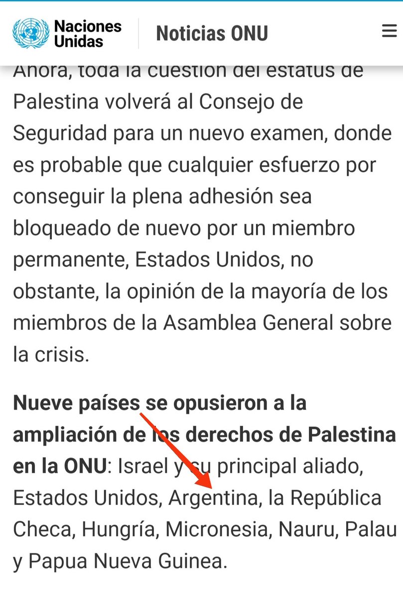 Como latinoamerican@, hij@s de las luchas de Bolívar, San Martín y tantos otr@s defensores de nuestra identidad, libertad e independencia, sentimos profunda vergüenza al ver el nombre de la hermana República Argentina en la lista de los 9 países que votaron contra la…