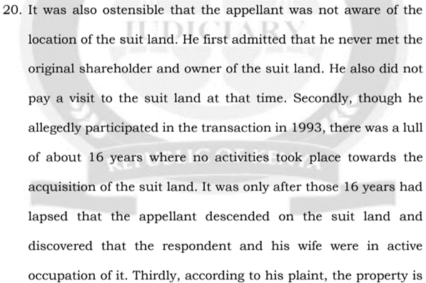 Robert Ngaruiya Chutha v. Joseph Chege Ndung’u, Civil Appeal No.293 of 2018-documentary evidence in proving the root title “The ownership of land whose title was not acquired regularly is not protected under Article 40 of the Constitution on the protection of right to property”