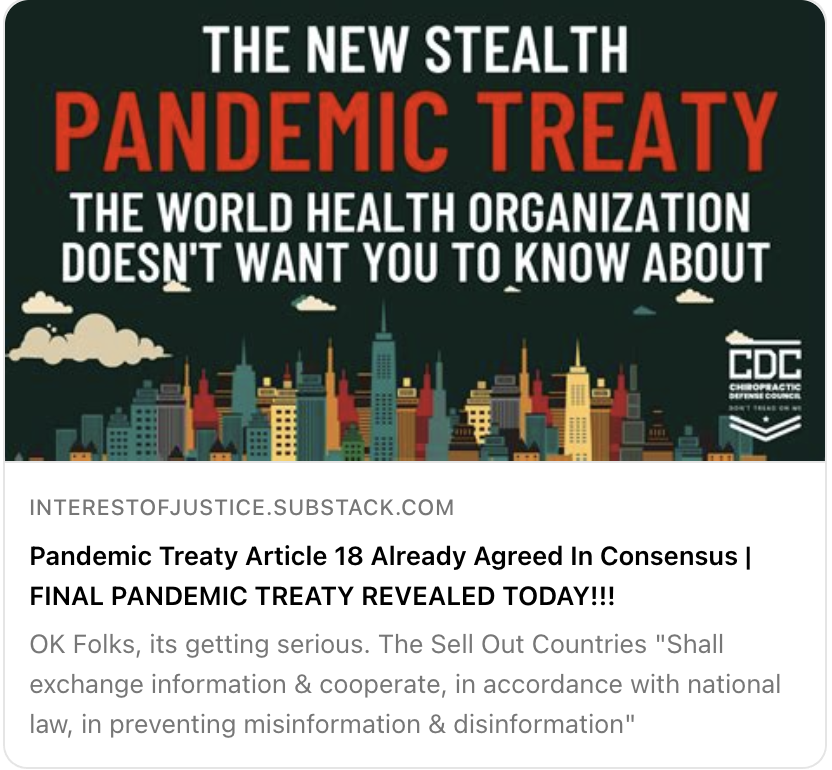💥⚖️Pandemic Treaty Article 18 Already Agreed In Consensus | FINAL PANDEMIC TREATY REVEALED TODAY!!! OK Folks, its getting serious. The Sell Out Countries 'Shall exchange information & cooperate, in accordance with national law, in preventing misinformation & disinformation'