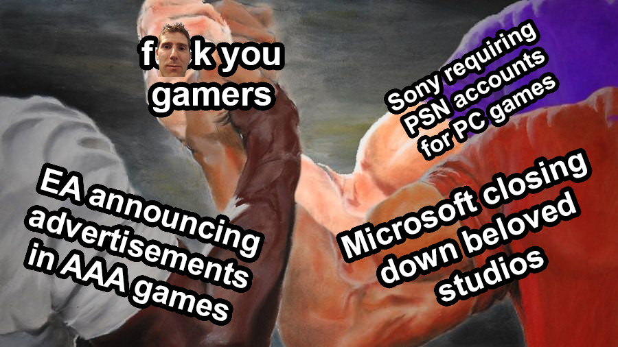 LinusTech's tweet photo. What an eventful week in gaming 👍 https://t.co/8BHwxabHT2