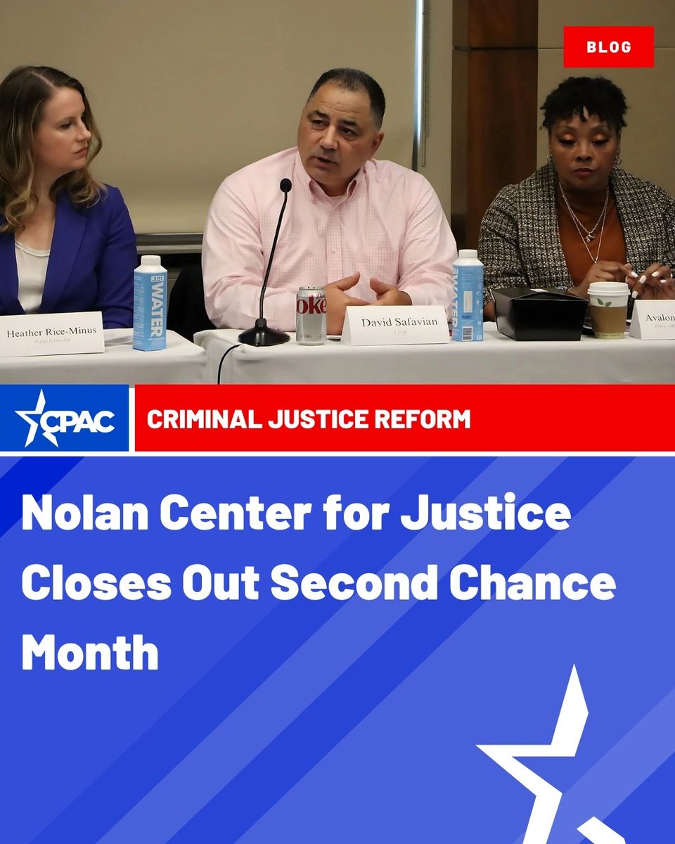 April was Second Chance Month, a month dedicated to celebrating and advancing criminal justice reform programs, and CPAC Foundation’s Nolan Center for Justice closed out the month with a fireside chat and by participating in Clean Slate Initiative’s Clean Slate Act Champions