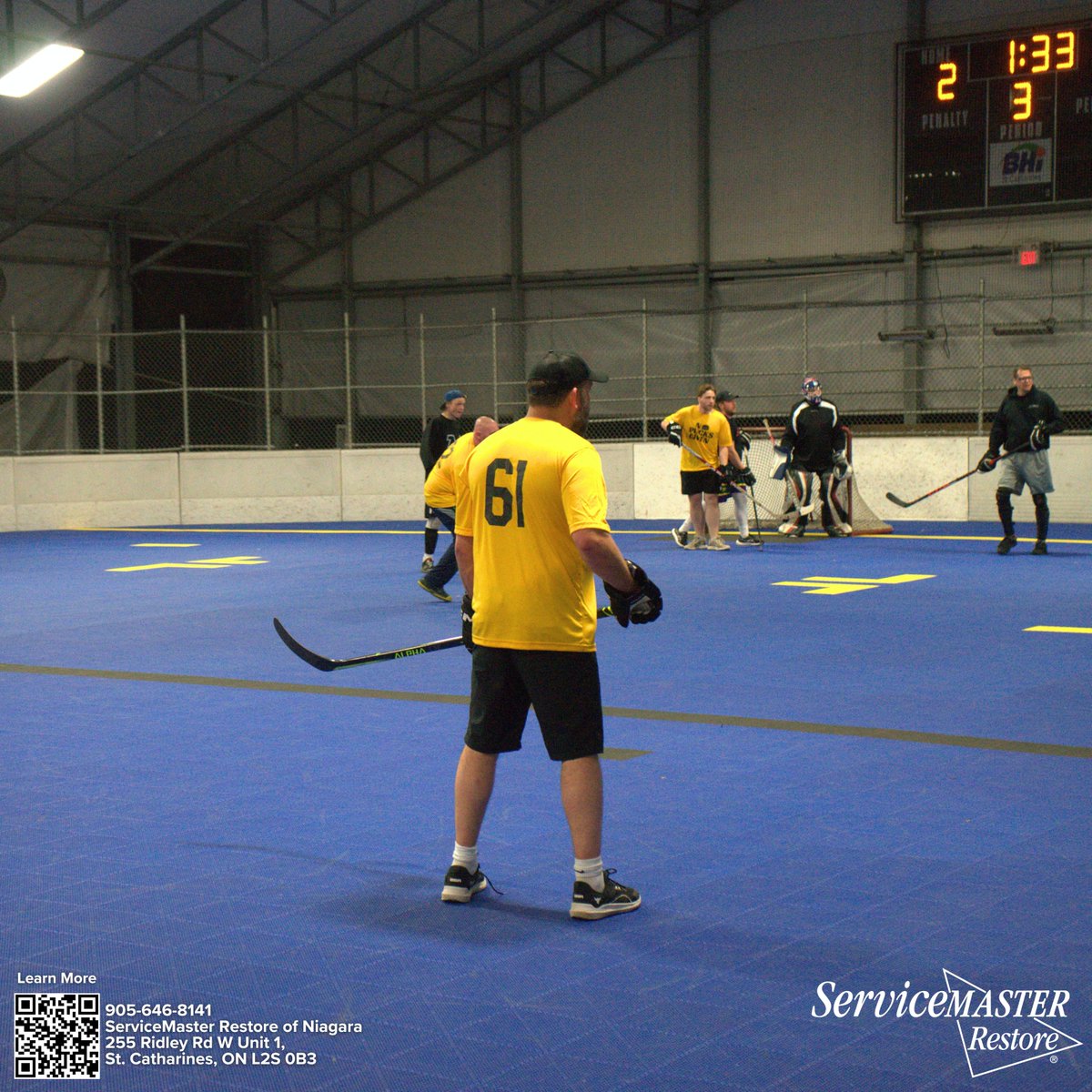 SMRNiagara's tweet image. 🔜Playoffs! 

#BHI #BallHockey #ServiceMasterRestore #RestorationServices