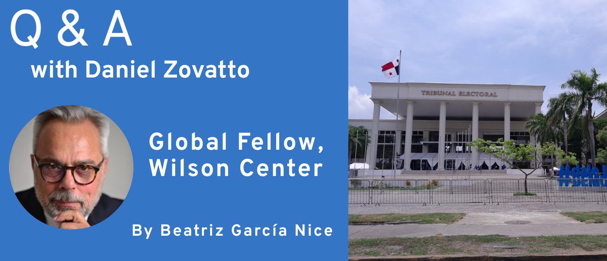 In this week’s edition of the @TheWilsonCenter @LATAMProg #WeeklyAsado, @BGarciaNice interviews @Zovatto55 on the recent presidential win of José Raúl Mulino in Panama and the challenges he will face in office. wilsoncenter.org/blog-post/mart…