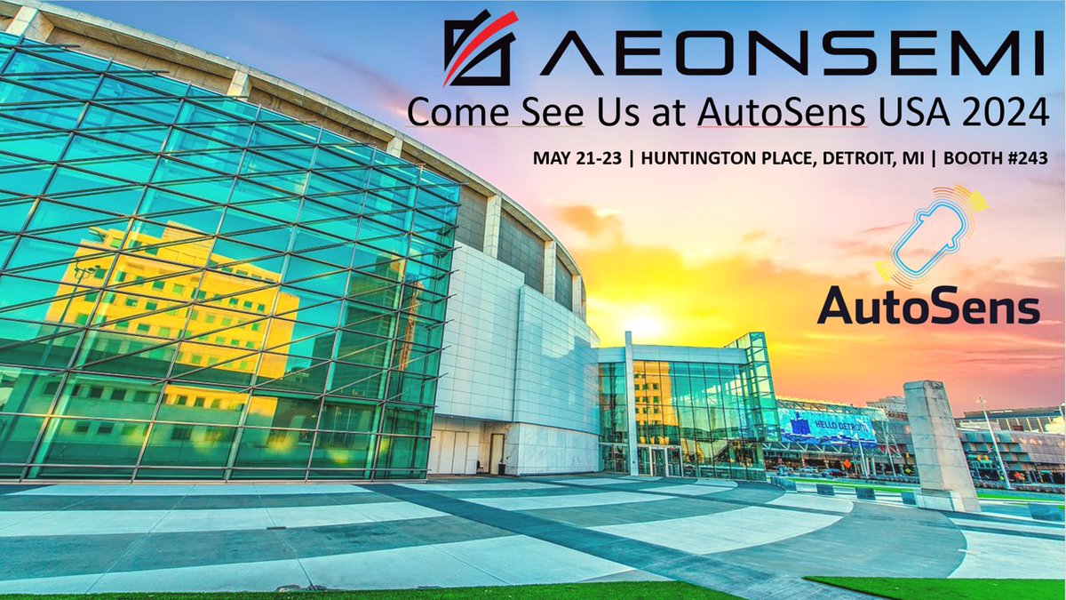 Who will be at <a href="/AutoSens_/">AutoSens</a> in Detroit May 21-23? Come say hi and be among the first to see our new Automotive Ethernet demo.