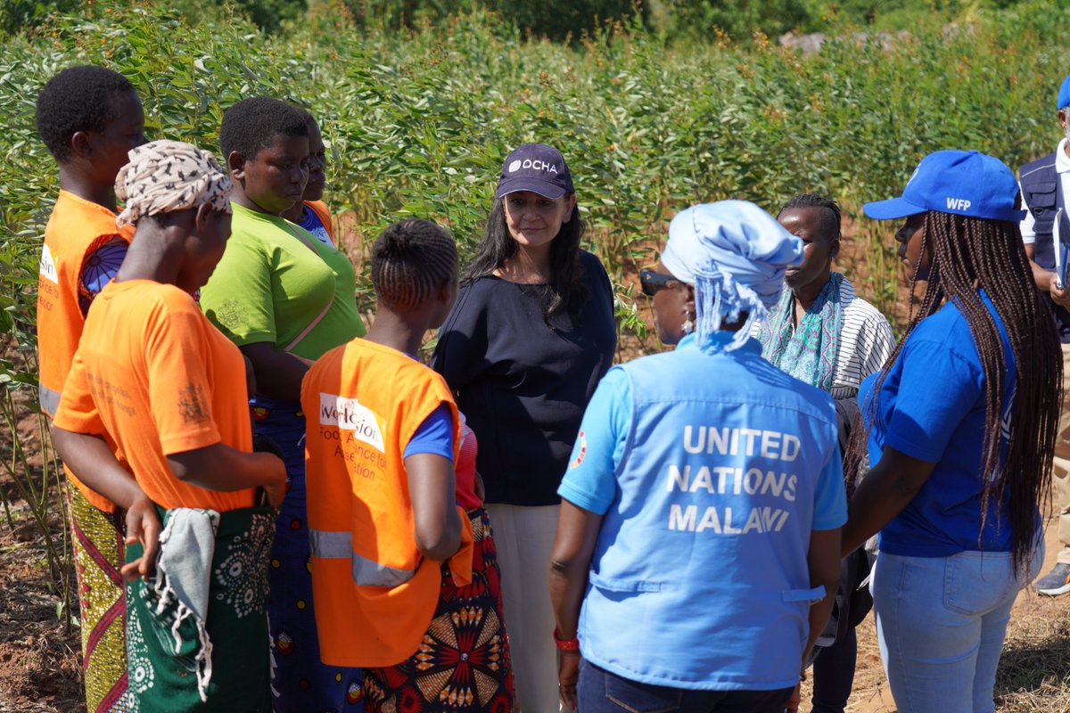 In Chikwawa, Malawi, the UN delegation, observed more than disaster response. They witnessed Malawi's strides in resilience-building through environmental restoration and water management, crucial for bolstering food security & confronting climate shocks. #Resilience #Malawi