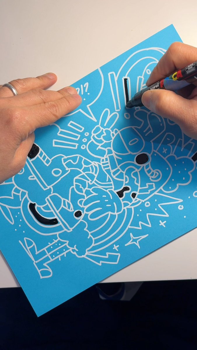 This freestyle doodle might be the first of a new on-going series called 'Doing My Own Ting':
youtube.com/watch?v=DbASoC…

#Art #Doodles #ChairmanTing