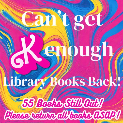 What a week of book return, @lakeviewms! Only 55 books still out! Please bring all remaining library books with you on Monday, 5/13! 🖤💛📚 #LVMSreads #LISDLib #leavealeopardprint🐾