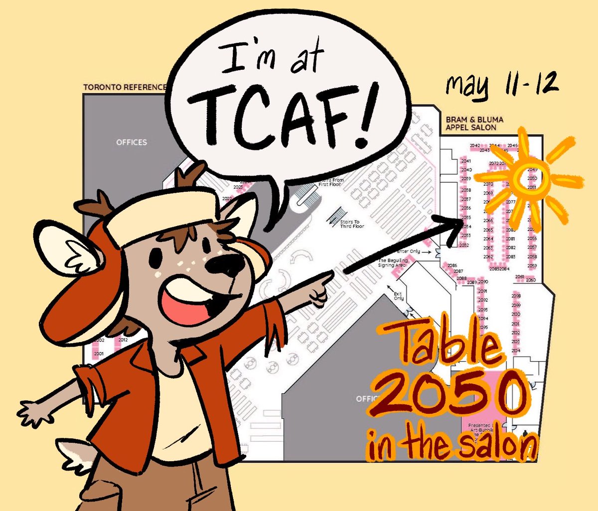 I’ll be at @TorontoComics this weekend at table 2050! Come get your comics about wizards and shit!