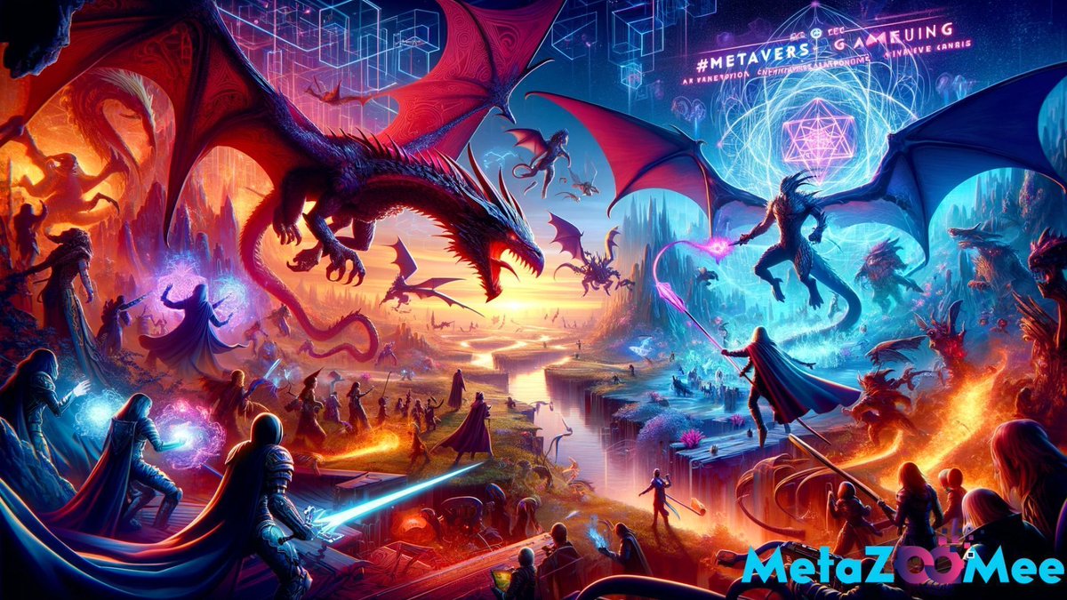 🎮 Dive into epic adventures with #MetaZooMee's Virtual Gaming World. Face dragons, solve mysteries, and conquer new realms. Gaming in the metaverse is more than play; it's an epic journey! 🕹️ #MetaverseGaming #VirtualAdventures $MZM