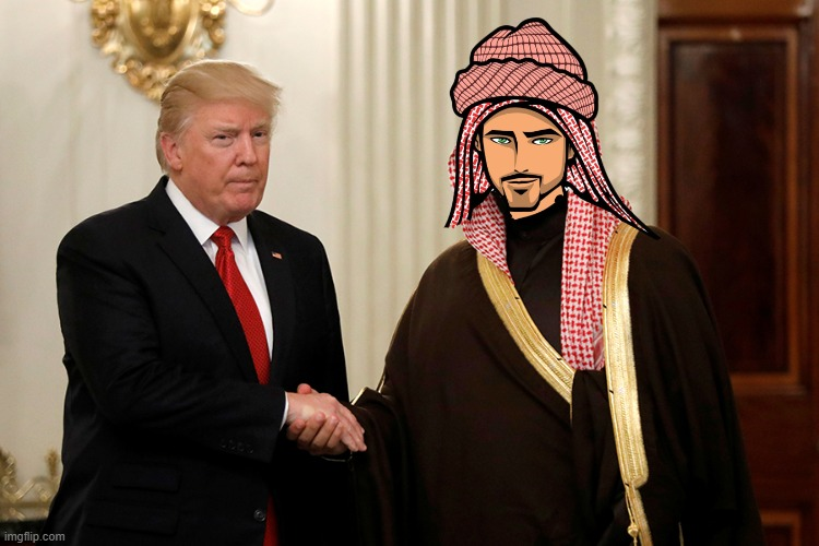 Arabwifhat's tweet photo. Do not believe the #FakeNews

The real @dolandtremp_sol did not ask for money like e-beggar. I offered him $1 billion because the oil wells have been pumping

He refused my offer and requested #Arabwif token on BASE because it will be worth more https://t.co/22d4AP2H7h