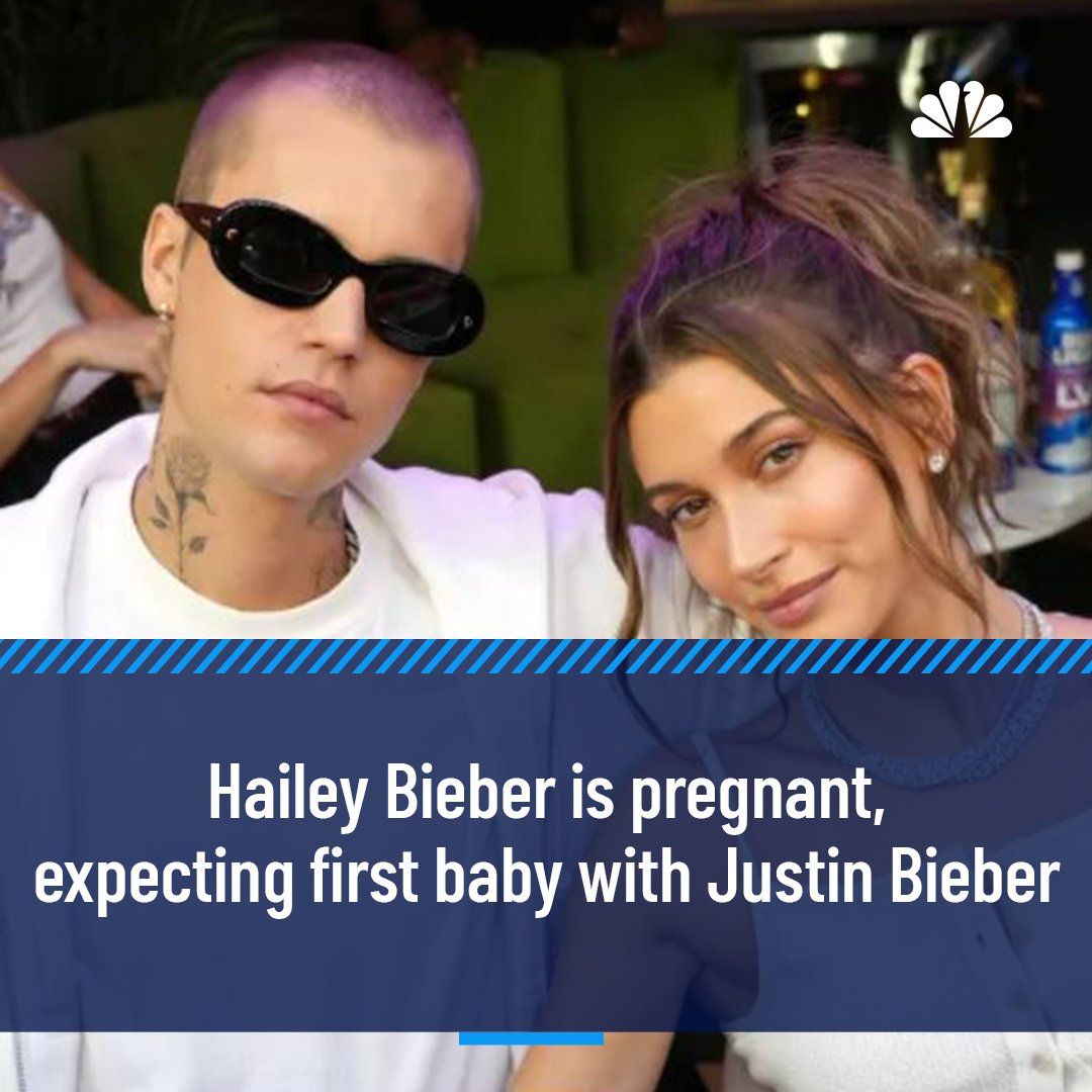 Hailey Bieber and Justin Bieber will soon have another somebody to love. The Rhode Skin founder and the Grammy winner are expecting their first baby together, they shared on Instagram May 9. nbcnewyork.com/entertainment/…