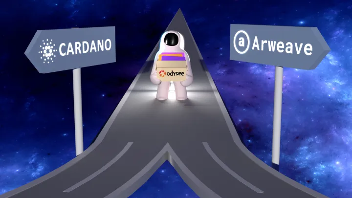 Where will #Odysee go?  #Cardano or #Arweave?

Come #discuss on Odysee's #official #Discord:

discord.gg/d9V2X9dR6v

I #love Odysee!  No #censorship!!!  #JoinNow at odysee.com #ARRR