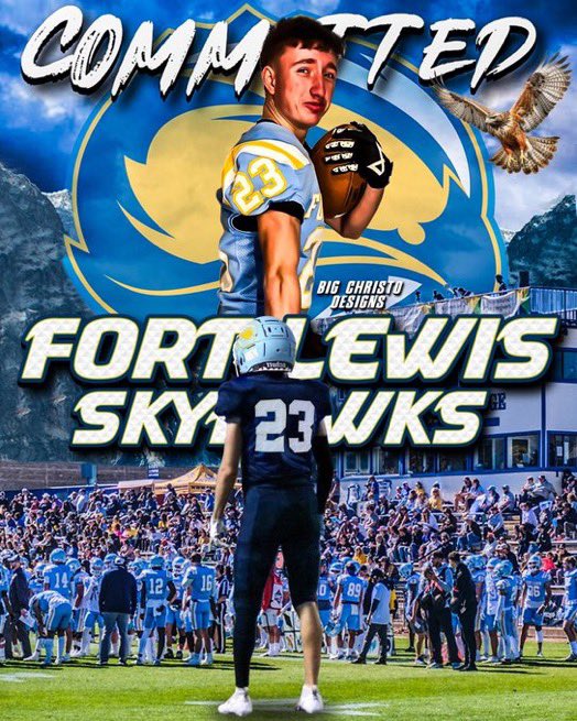 From a Volcano Vista Hawk to a Fort Lewis Skyhawk, Zajac remains a Ball Hawk! @FLCFootball @Bigchristodes @vvhsfootball