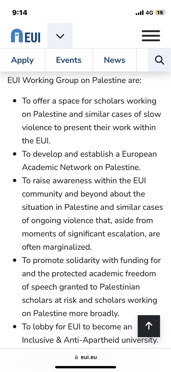 Daniel Rozenberg (@danielroze11) on Twitter photo I’m very proud to have founded and coordinated the <a href="/eui_law/">EUI Law Department</a> Working Group on Palestine - and to announce we now have an official page on the <a href="/EUI_EU/">European University Institute</a> website, where we list our main aims, as well as our Petition for an Inclusive & Anti-Apartheid EUI:
docs.google.com/forms/d/1mvWS2… I’m very proud to have founded and coordinated the <a href="/eui_law/">EUI Law Department</a> Working Group on Palestine - and to announce we now have an official page on the <a href="/EUI_EU/">European University Institute</a> website, where we list our main aims, as well as our Petition for an Inclusive & Anti-Apartheid EUI:
docs.google.com/forms/d/1mvWS2…