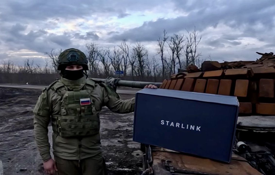 Russian soldier saying thank you to Elon Musk for the Starlink.