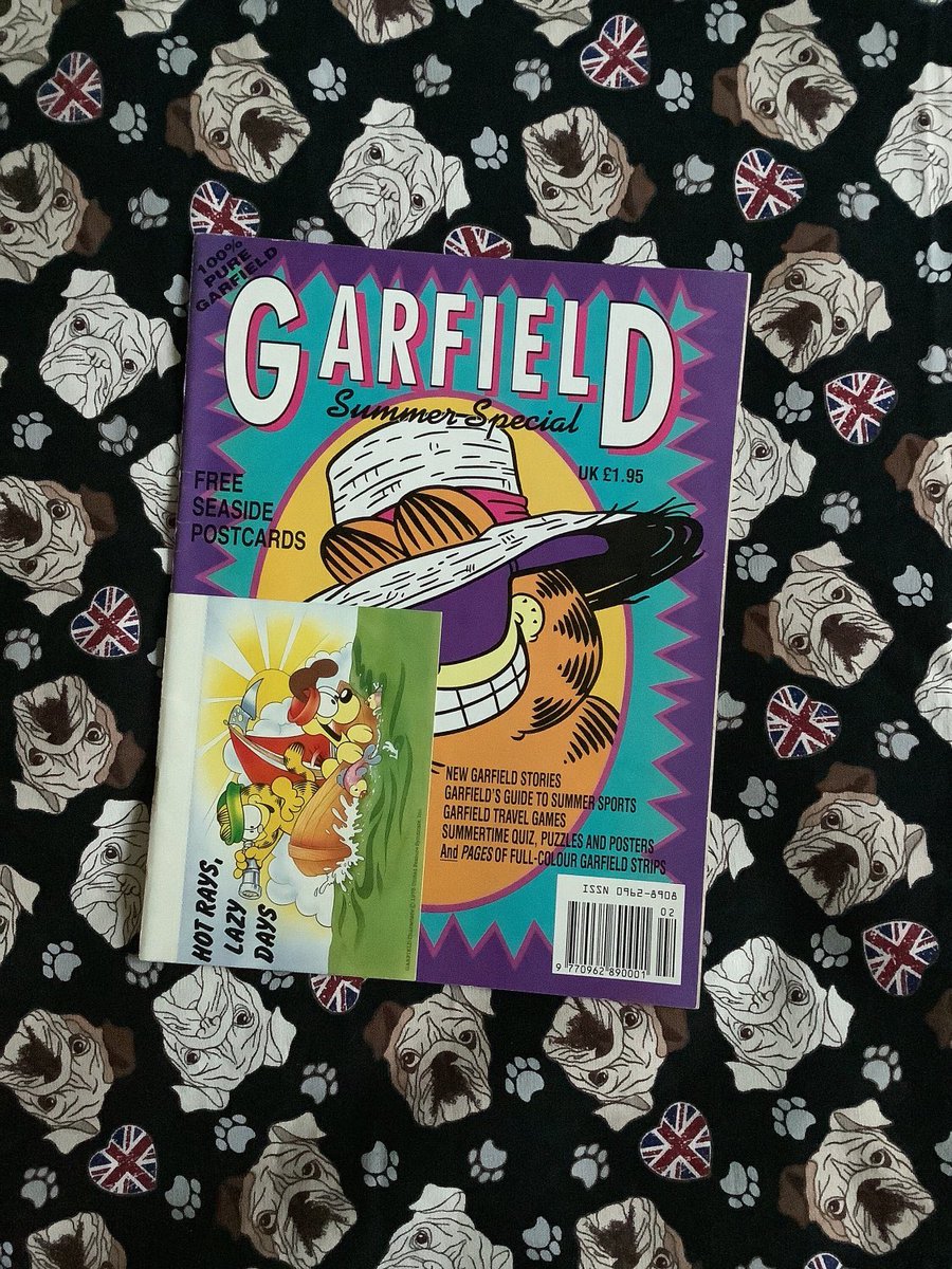 A Fun Vintage Garfield Comic complete with FREE GIFT!!! watsonsvintagefinds.etsy.com/listing/163767…