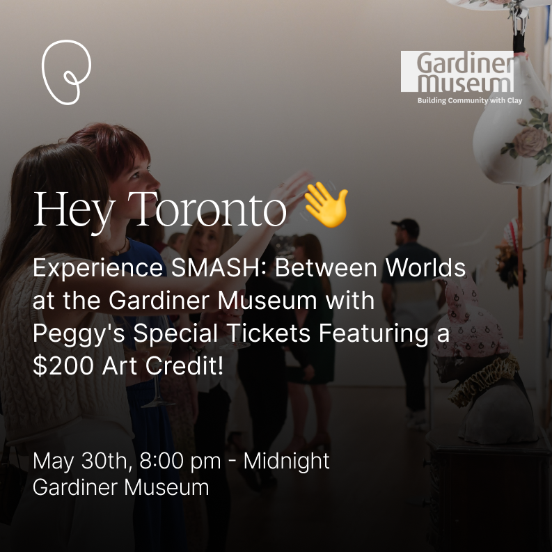 Hey Toronto! Ready to dive into a world of wonder at SMASH: Between Worlds? Don’t miss out! Join Peggy on May 30th for an unforgettable journey through alternate realities, filled with mind-bending installations, stunning art, cutting-edge fashion, and so much more. Elevate your…