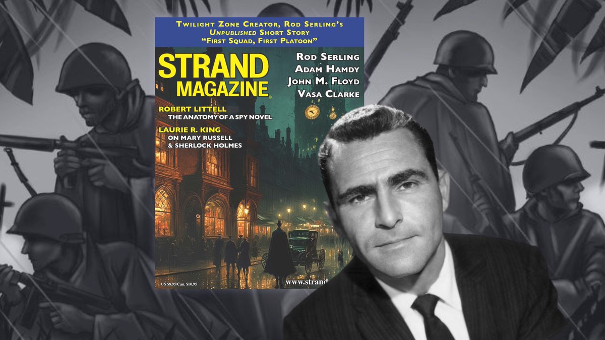 Previously unpublished #shortstory From “Twilight Zone” creator, Rod Serling, is revealed in @StrandMag! booktrib.com/2024/05/10/the… #mustread #RodSerling #uncoveredliterature #literature
