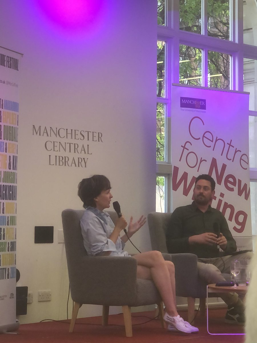Fab to hear Olivia Laing talk about her new book The Garden Against Time, and the process of writing being like weeding and pruning. Nice mentions of Great Dixter and Lowther Castle too. Good hosting, Greg Thorpe, no longer of this Twitter manor. Thx @McrLitFest & @newwritingMCR!