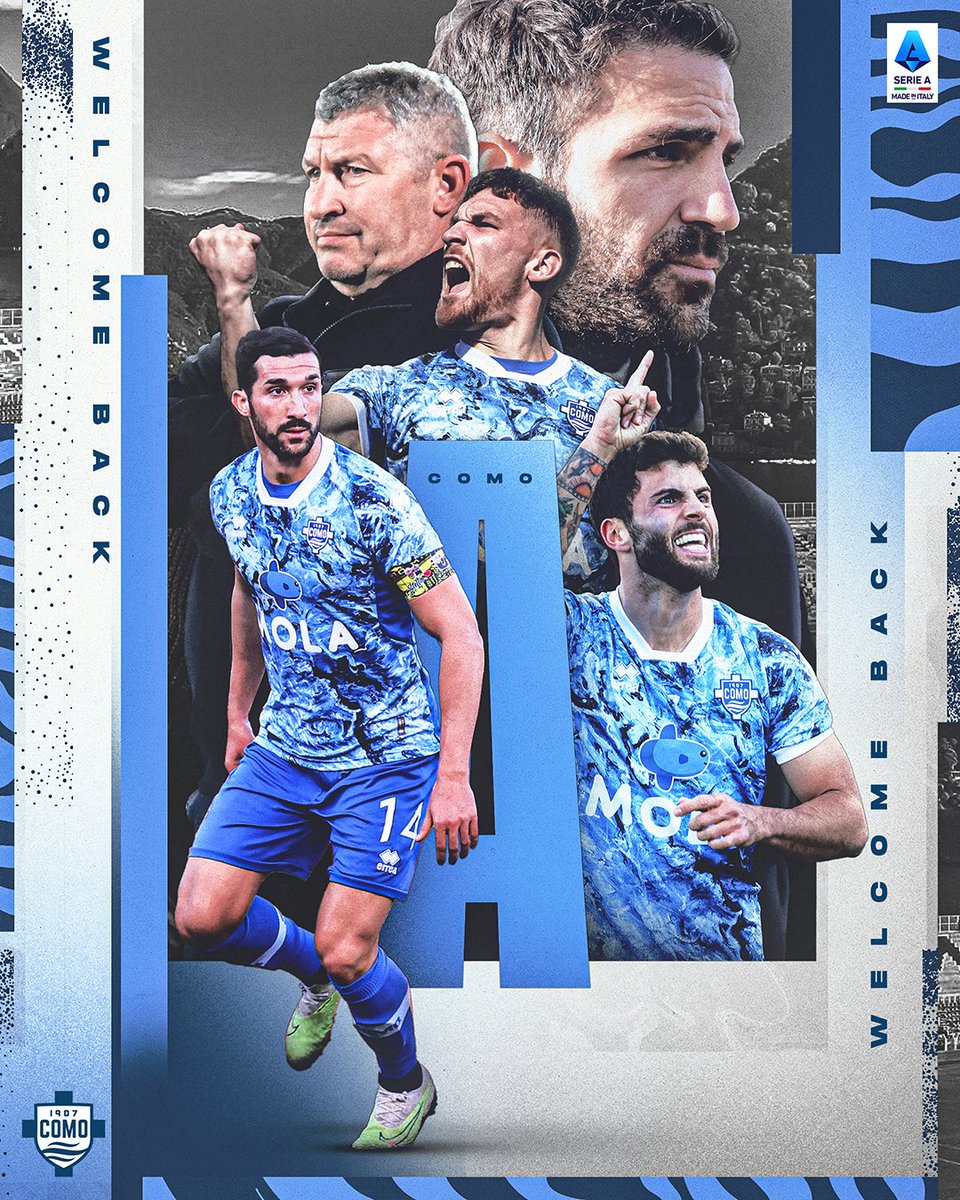 SerieA_EN's tweet photo. WELL DONE @Como_1907 👏👏👏 

The Lariani are back in Serie A! https://t.co/whZJ6LDfA8