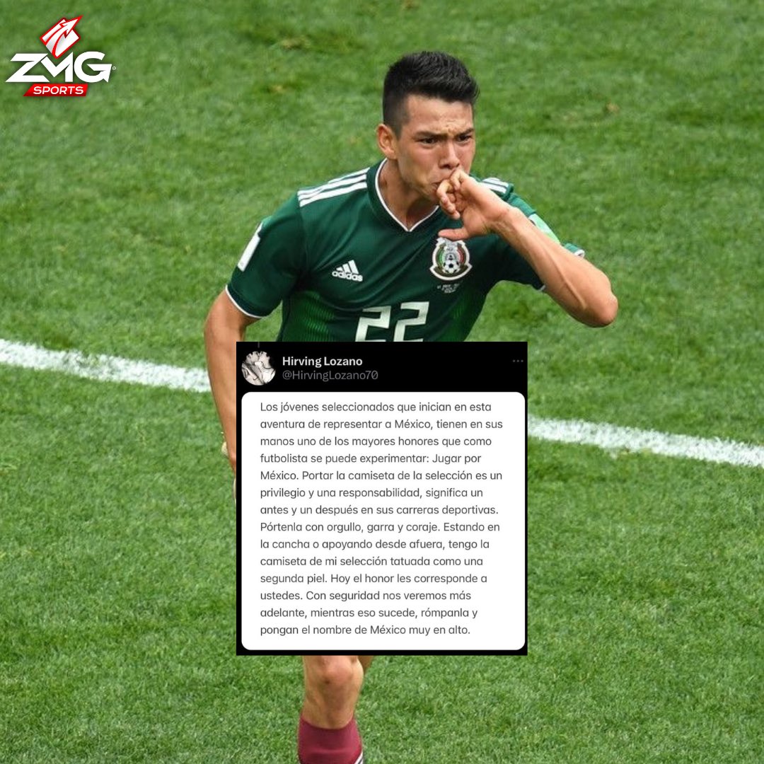 Te queremos mucho @hirvinglozano 🥺👏🏼

Emotivas palabras del jugador para los seleccionados nacionales. 

#miseleccionmx #chuckylozano #psv #seleccionnacional #futbol #futbolmexicano