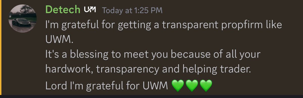 We appreciate our Traders 💚
