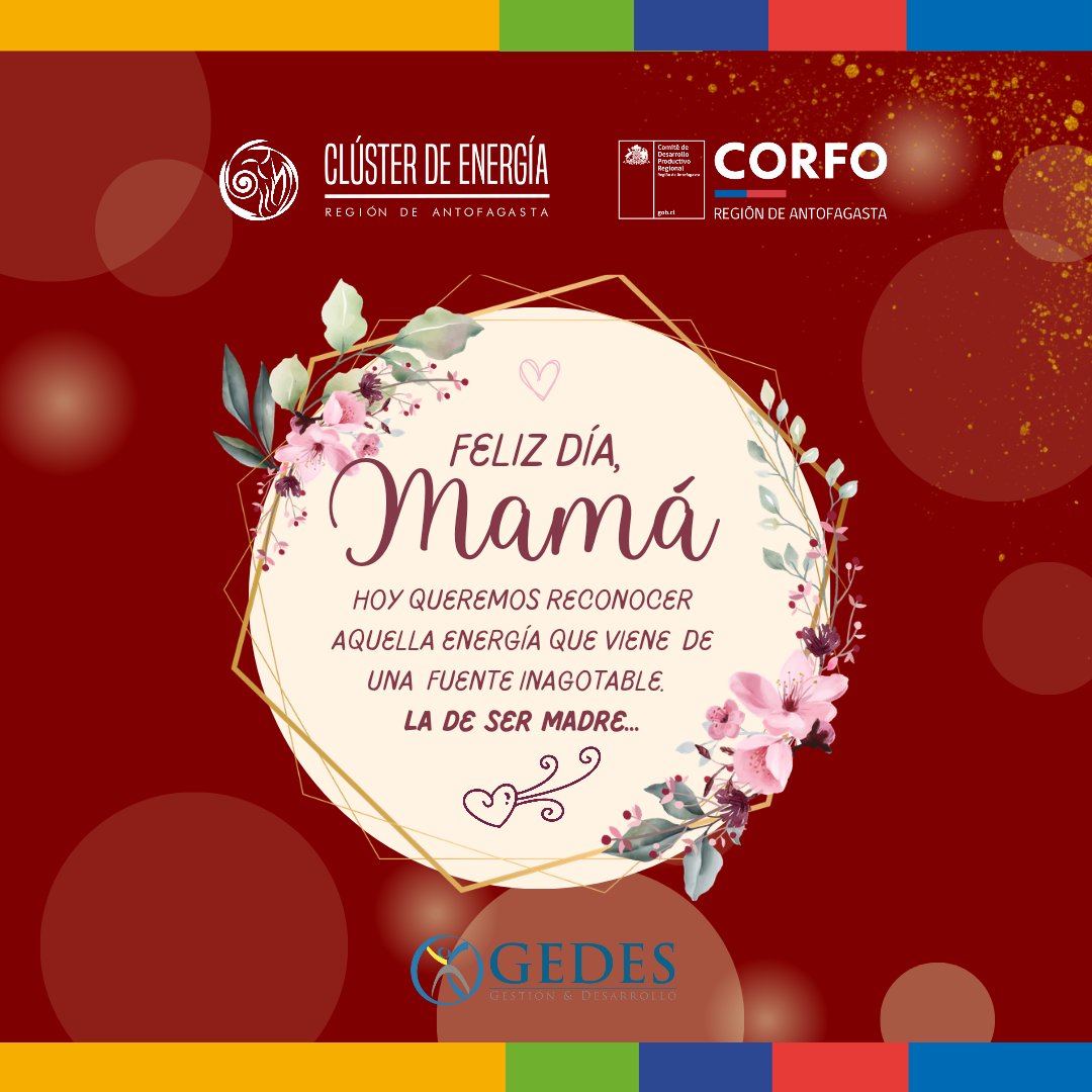 🌻Hoy queremos reconocer aquella #Energia que viene de una  fuente inagotable... 

¡La energía de ser madre!👩👵

⭐#FelizDíadelasMadres, Tu energía mueve al mundo⭐