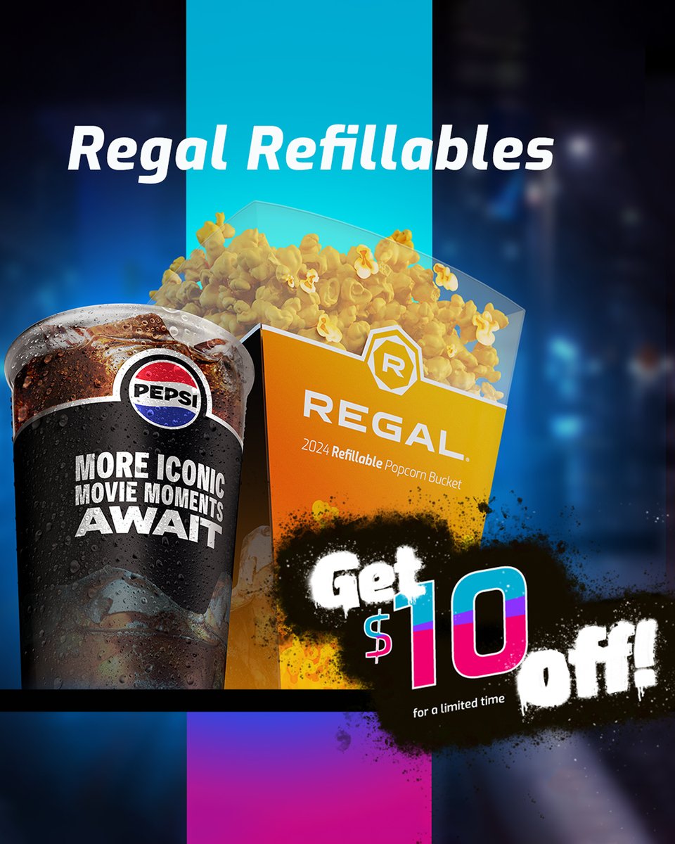 These folks get it. Get $10 off Regal Refillables for a limited time 🍿 #RegalMovies 📸 on IG: @/springfieldtwnctr @/flushingfoodie @/ashleypureheart