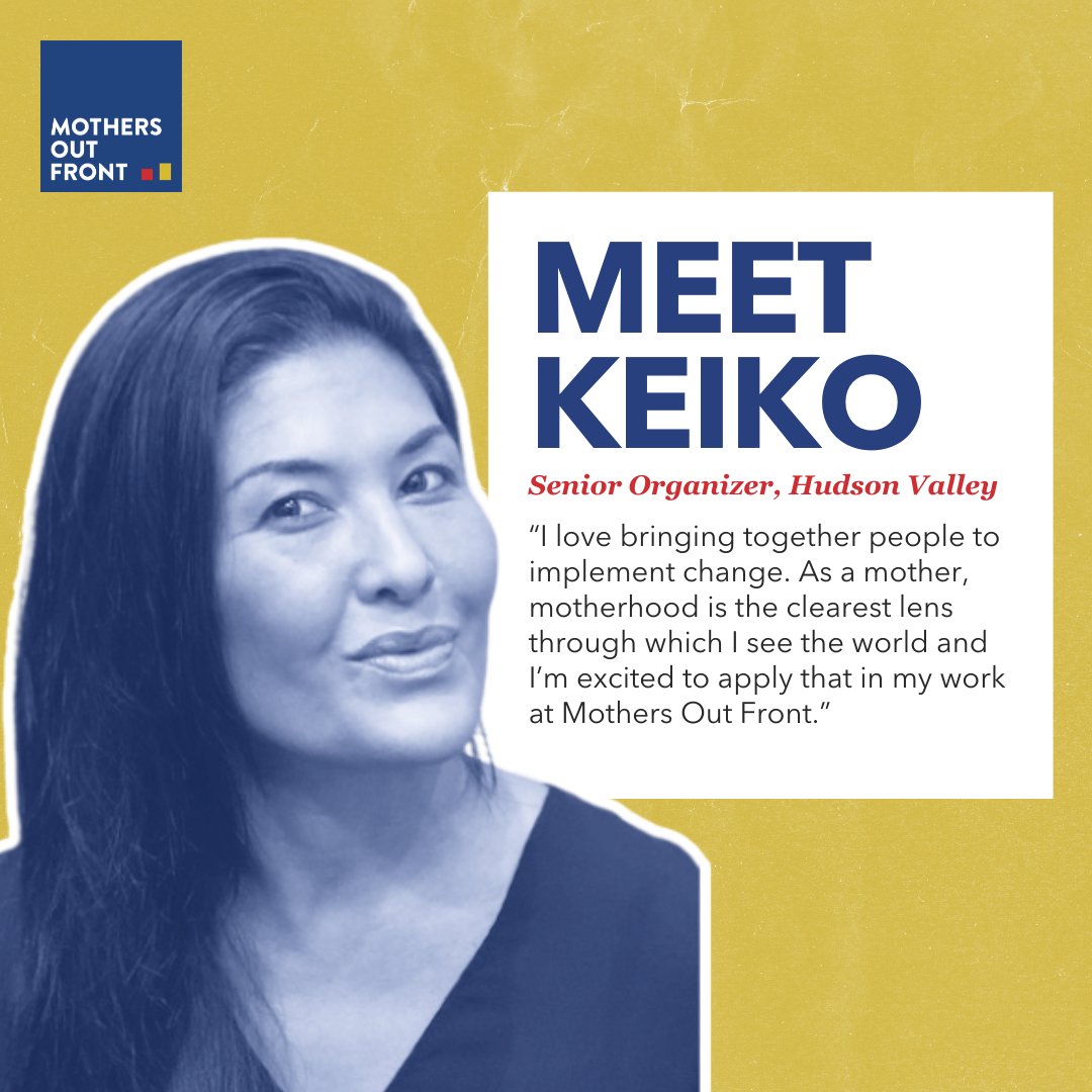 Meet Keiko! Our new Senior Organizer for Hudson Valley, New York! @NyMothers We're happy to have you here Keiko!