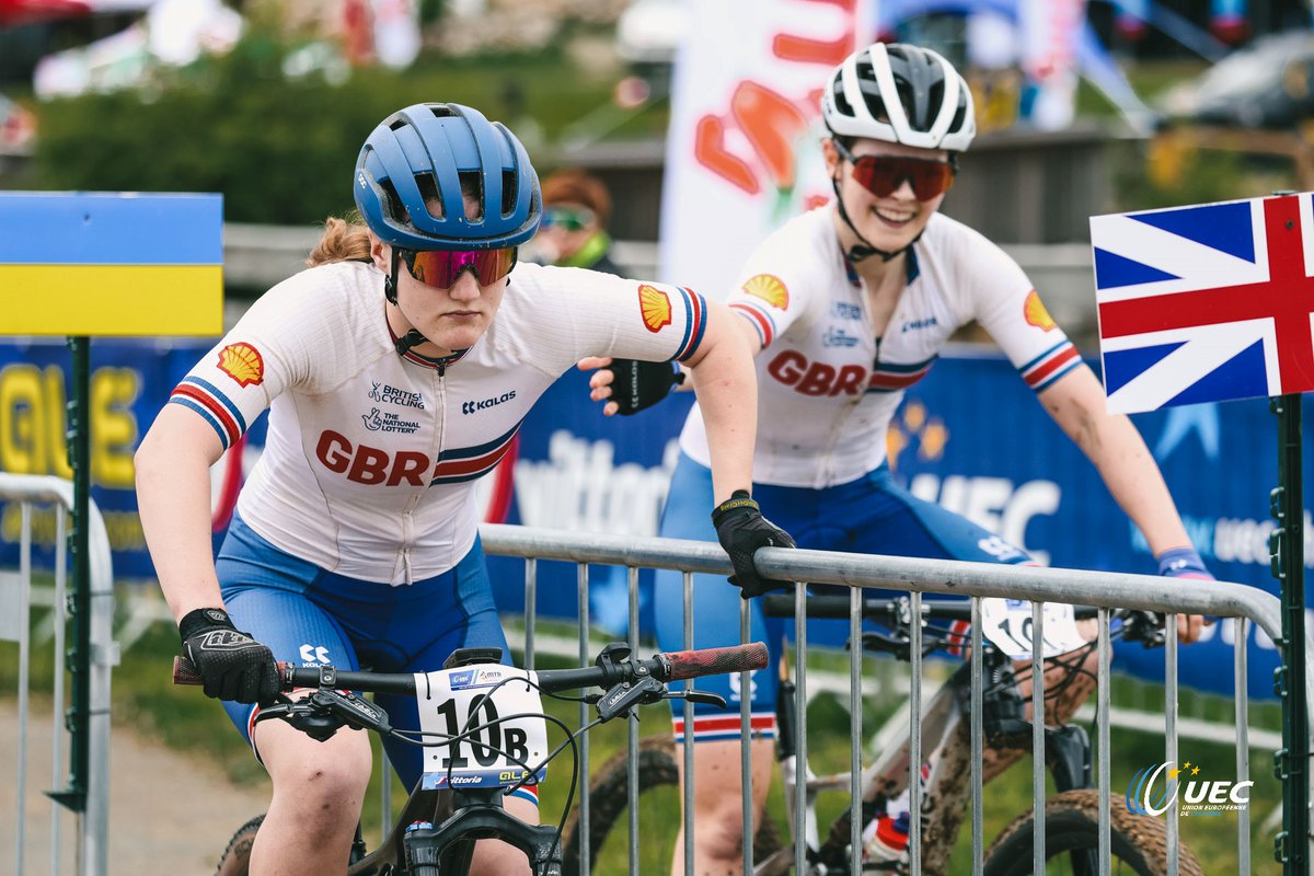 It was a well fought fourth place for the Great Britain relay team as the sun came out on day two of the 2024 UEC European MTB Championships 🤩 Full report here: bit.ly/3JSELwB #EuroMTB24 | @UEC_cycling