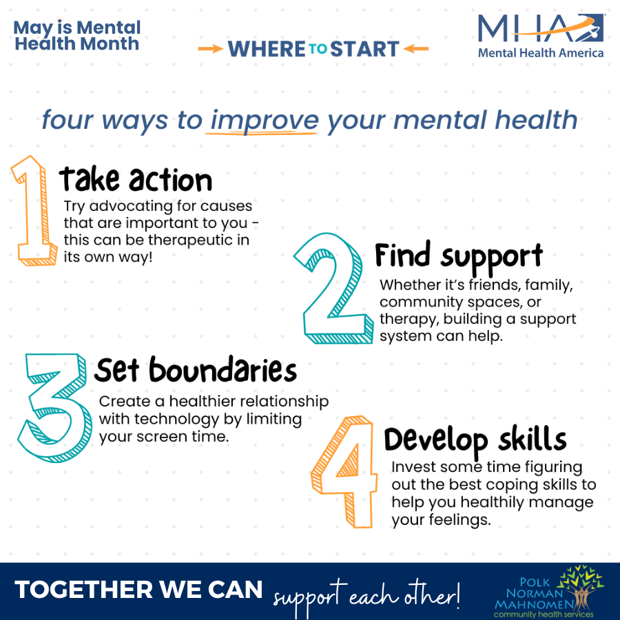 Life can be hard. It’s important to find coping skills that can help you process life circumstances, prioritize your mental well-being, and accept the situations in life that we can’t control. #TogetherWeCan #mentalhealthmatters #mentalhealthmonth #YouMatterMN #PNMBeWell
