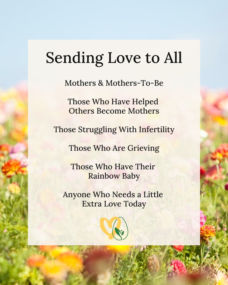 As Mother's Day weekend approaches, we want to extend our heartfelt support and solidarity to the strong and courageous women who are struggling to become mothers. You are not alone. 💐 

#mothersday #infertilitycommunity #infertilitysupport #fertilitysupport