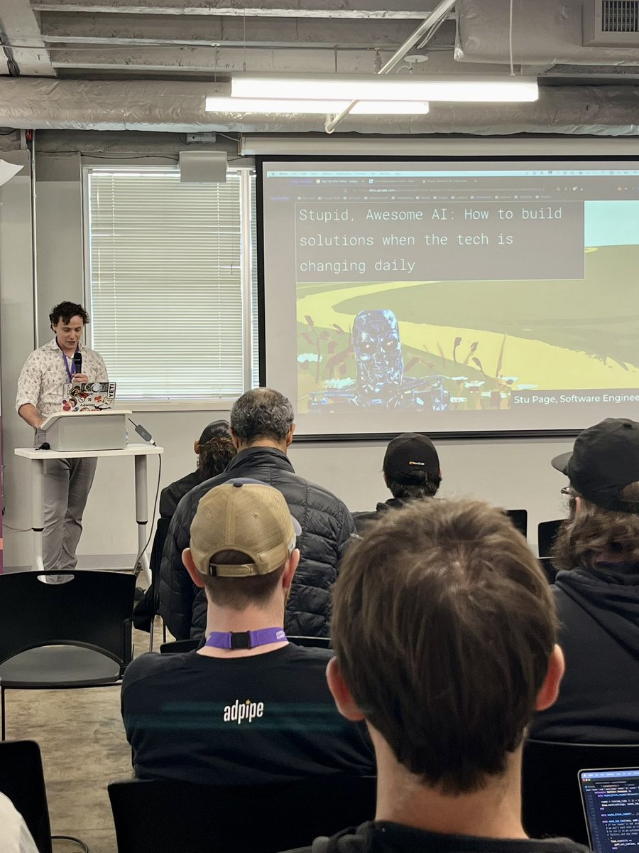 RevelryLabs's tweet image. Stupid, Awesome #AI with one of our absolute favorite #SoftwareDevelopment experts, Stuart Page. @GigCityElixir #prodops