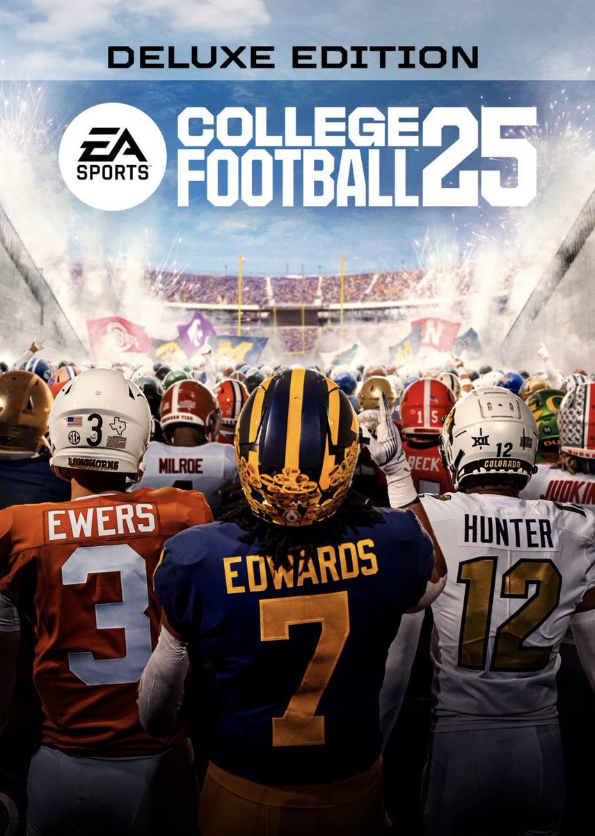 Travis on the cover of EA college football 25 🔥🔥