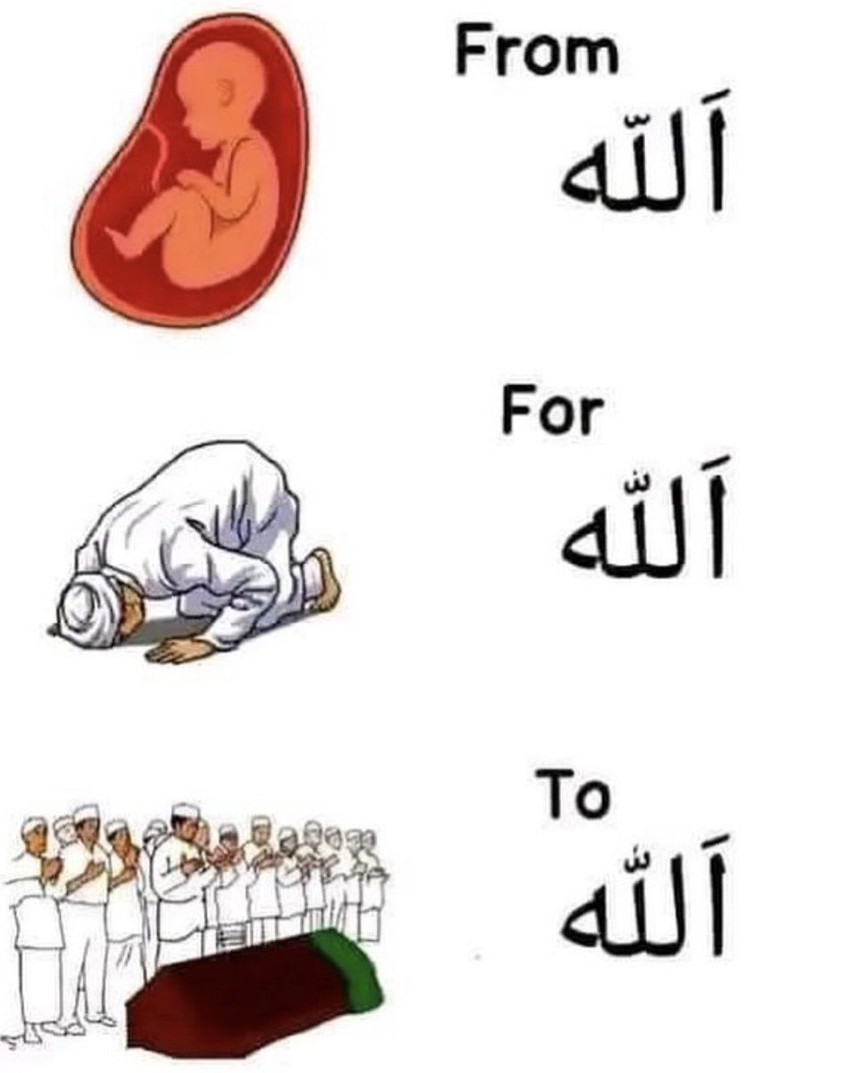 From Allah, For Allah, To Allah.