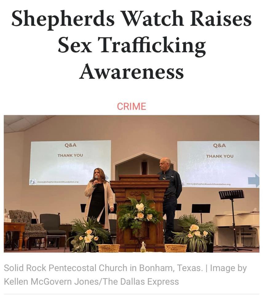 MUCH APPRECIATION TO ALL who follow us here on X!! Most are very receptive to our shares of our own teams' cases & experiences. While we 'Illuminate & Target Networks involved in sex trafficking', we also educate & network survivors to vetted resources. 👇 dallasexpress.com/crime/shepherd…