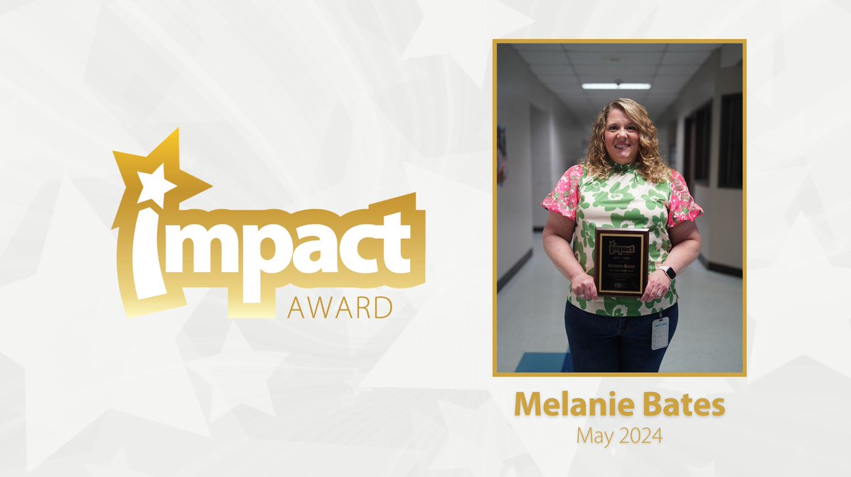 What better way to close out Teacher Appreciation Week than to celebrate May's Impact award recipient. @FCMSBobcats math teacher Melanie Bates was nominated by one of her former students. youtu.be/e13pGwE8trE