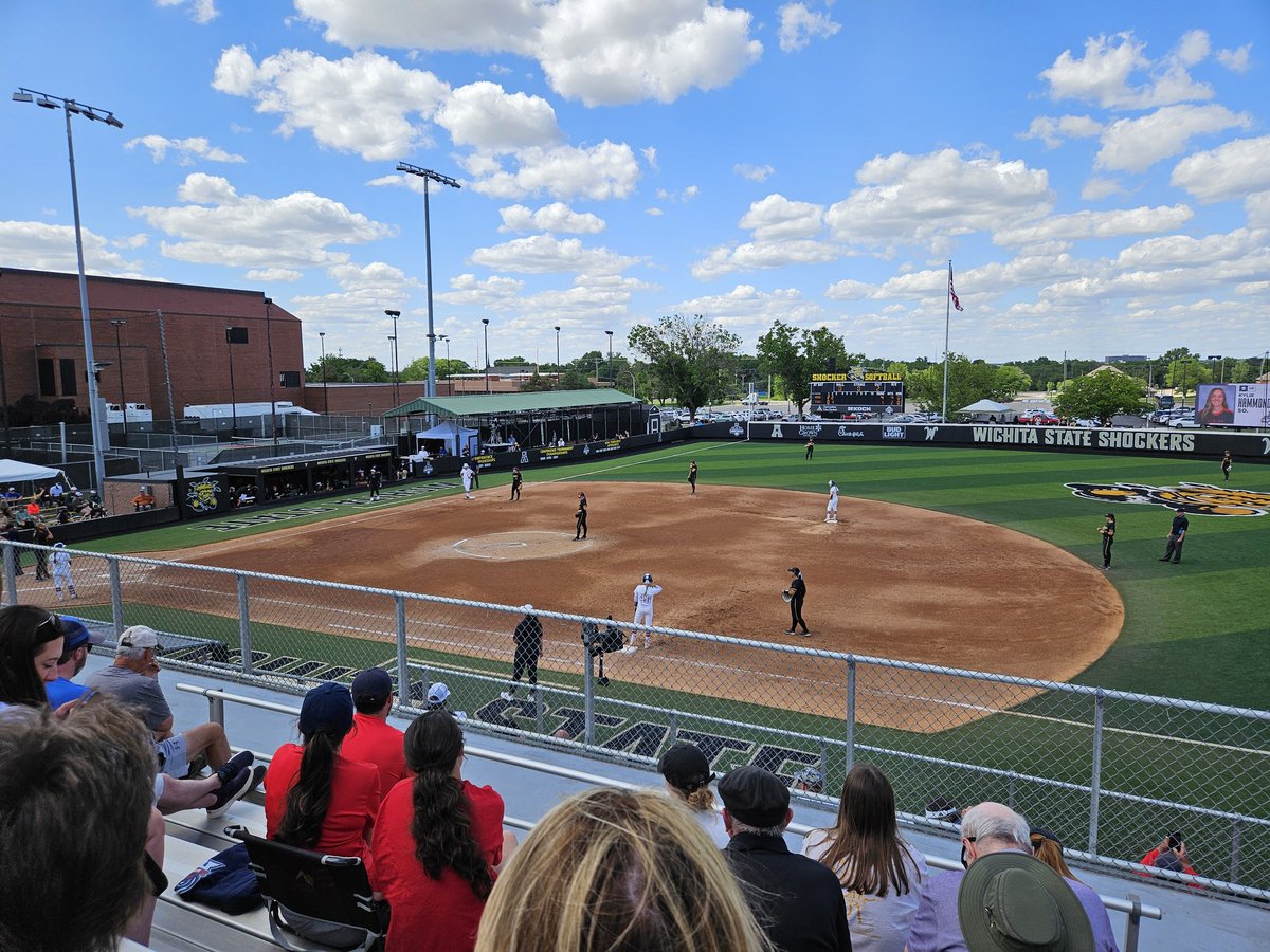 Watching some Wichita State softball! @GoShockersSB #GoShox
