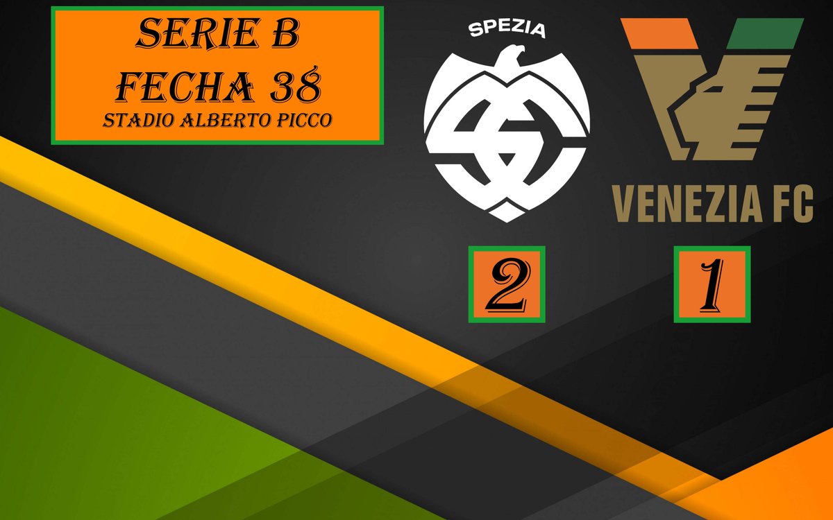 ❌ DERROTA DEL VENEZIA
El Venezia estuvo minutos con un pie en Serie A, pero la Spezia le dió vuelta el resultado y lo dejó sin ascenso directo. Ahora solo queda la chance de ascenso mediente playoff. En el lagunari marcó Idzes y se fue expulsado Altare.

#ArancioNeroVerde 🧡🖤💚