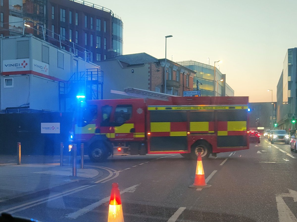 Something's on fire in Blackpool...