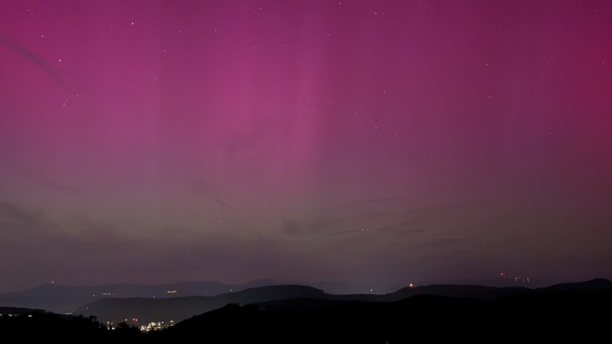 Polarlicht über Liestal...