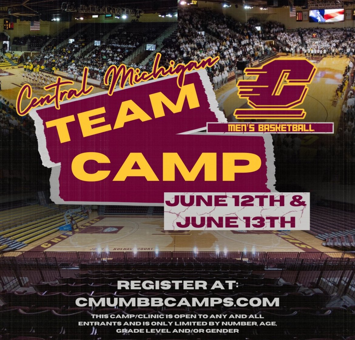 🚨Team Camp is back!🚨 June 12th & 13th We have 1 day and 2 day options. Sign up now while spots are still available! #FireUpChips