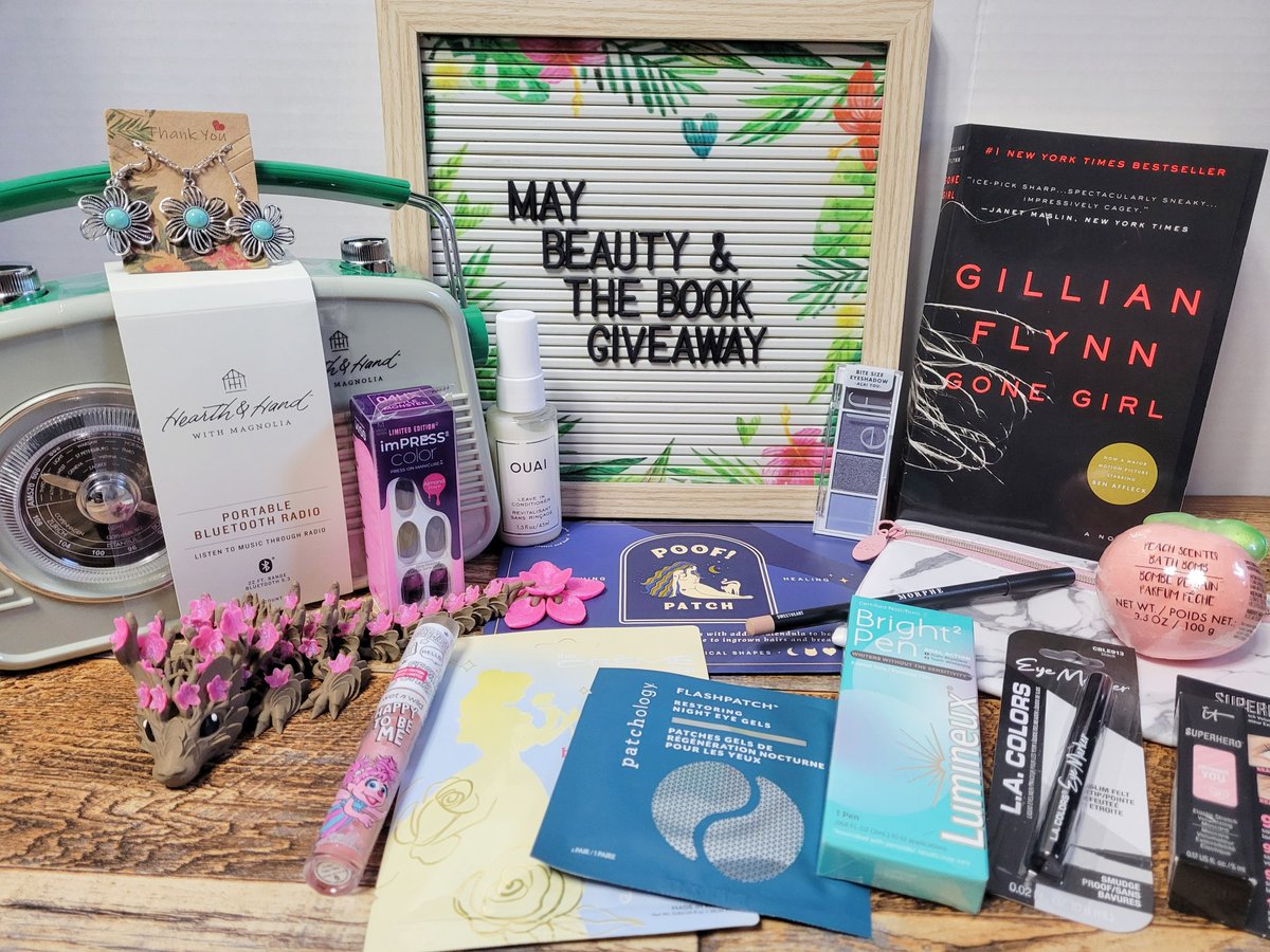 Enter to win a $125+ Goodie &amp; Beauty Bundle from <a href="/TheMoonlitNook/">The Moonlit Nook</a> #giveaway #makeup #books themoonlitnook.blogspot.com/2024/05/may-be…