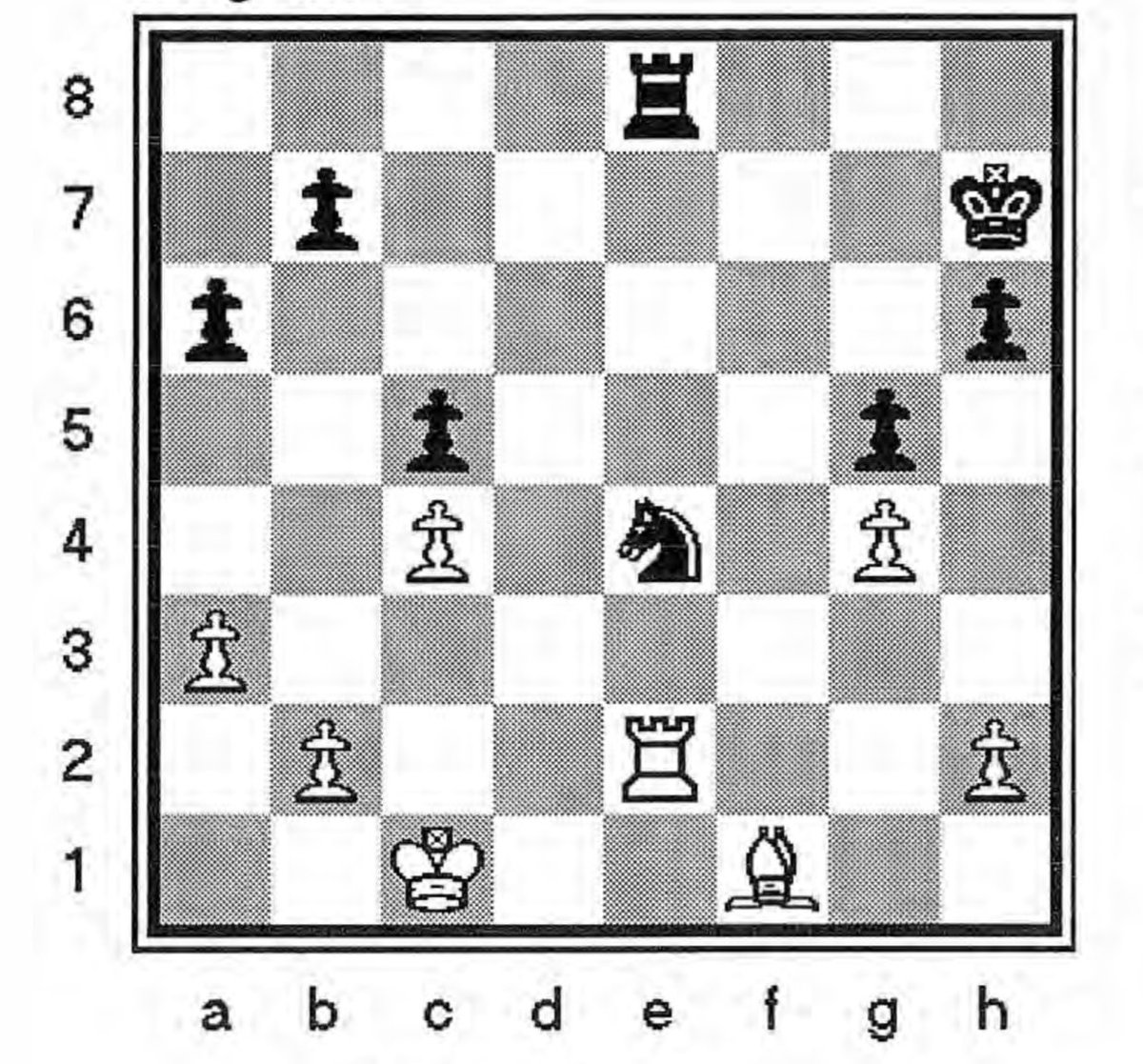 Win the Black Knight in three moves. White to move. ⁦@thegiftofchess⁩ ⁦@thims1985⁩